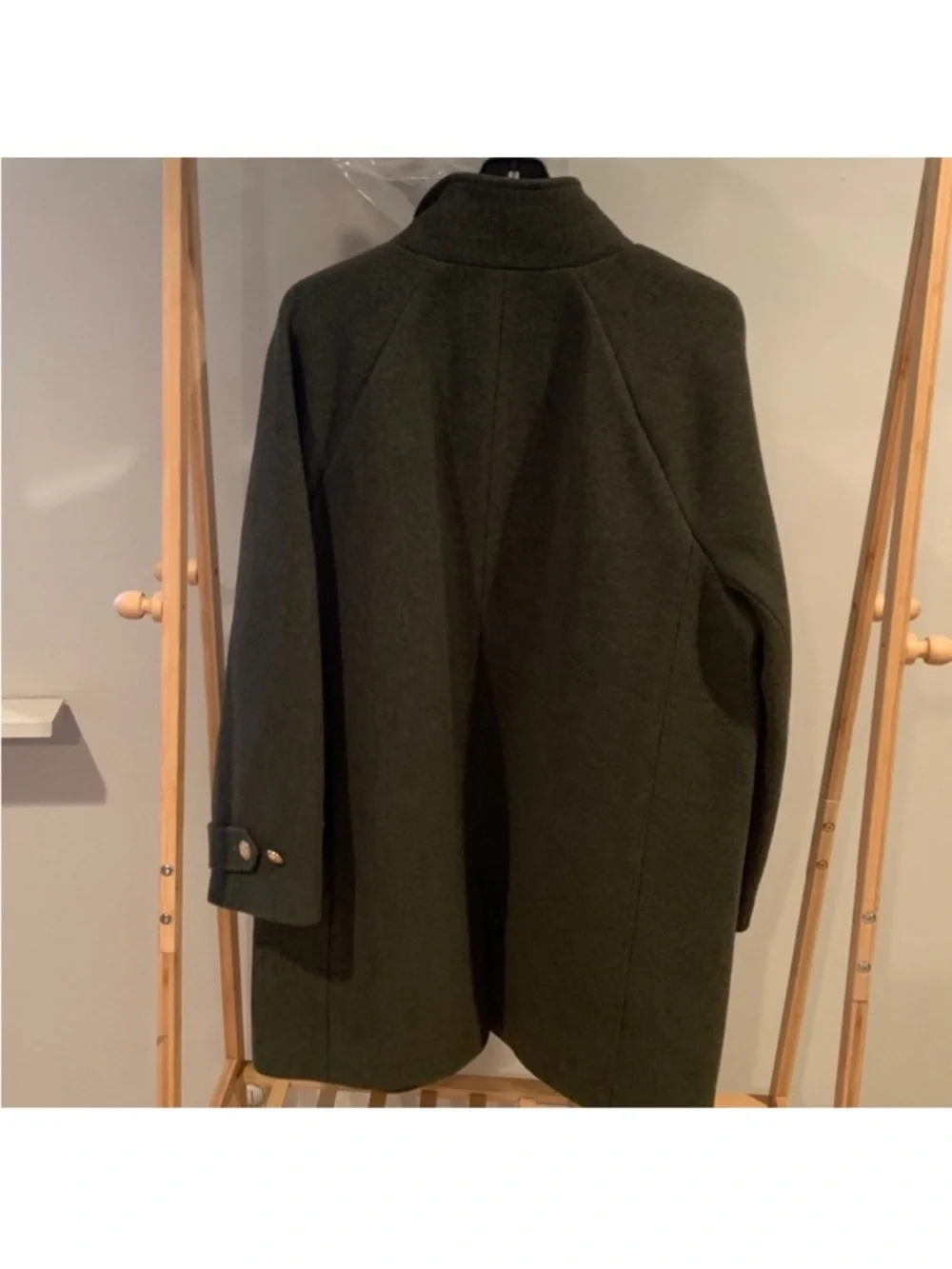Toscana coat in Italian stadium cloth wool blend